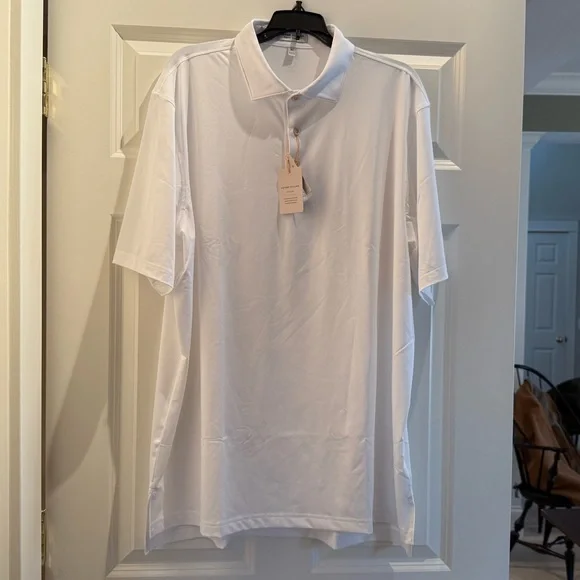 PETER MILLAR men’s Crown Sport Solid Performance Jersey Polo Polos